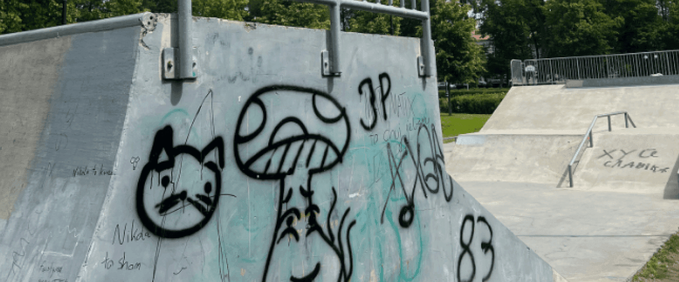 Skatepark Kartuzy przed renowacją